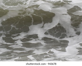 Wave and foam