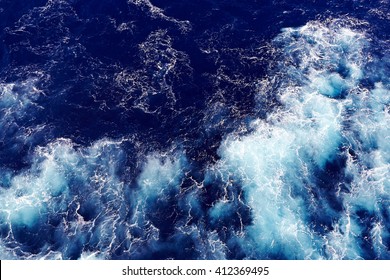 Wave Ocean Water Background.