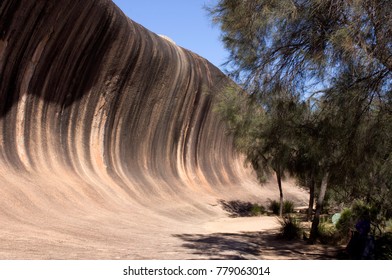 Wave Rock Near Hyden, WA, Australia
