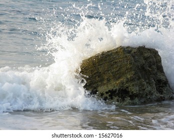 Wave and stone