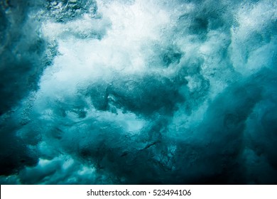 Wave underwater - Shutterstock ID 523494106