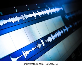 Waveforms Of Audio Editor