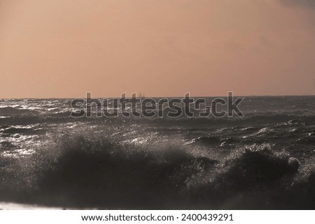 waves breaking, waves brake, sea, north sea