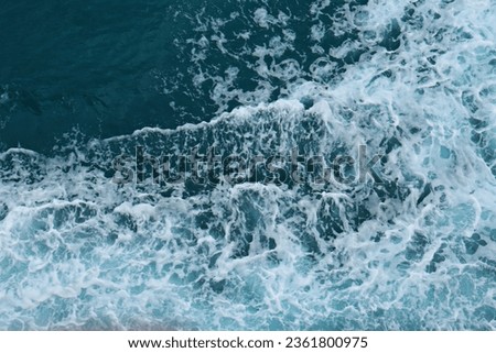 The waves' erratic natural course
