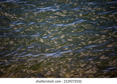 Waves Of Fresh Water In A Drinking Water Reservoir