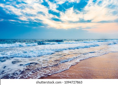 Waves Of The Ocean At Point Pedro