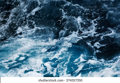 Waves in ocean Splashing Waves - Shutterstock ID 374357350