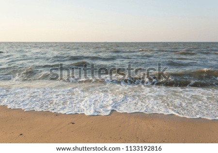 waves on the beach