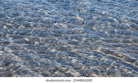 Waves On The Beach. Clear Water Of The Sea Surf And Pebble Beach. - Powered by Shutterstock