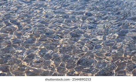 Waves On The Beach. Clear Water Of The Sea Surf And Pebble Beach. - Powered by Shutterstock