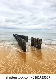 Waves On The Beach Of Knokke