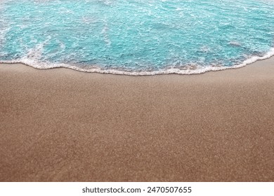 waves on the coastline of sandy beaches in summer paradise while on vacation - Powered by Shutterstock