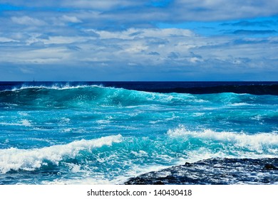 Waves on the surface of the ocean - Powered by Shutterstock