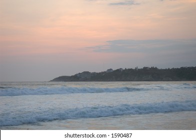 Waves In Puerto Escondido, Mexico