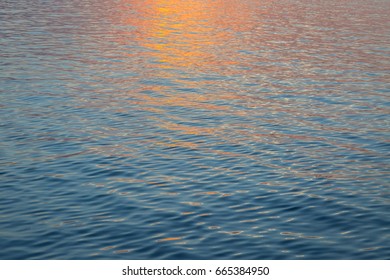 Waves and reflections before sunset à¸´à¸?à¹�à¸²à¹?à¸?à¸?à¸µà¸�