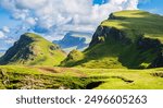 Waves of Rock at the Quiraing on the Isle of Skye