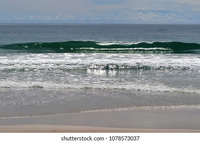waves rolling in