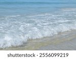 The waves running in Yalong Bay Hainan China