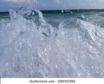 The waves of the sea
