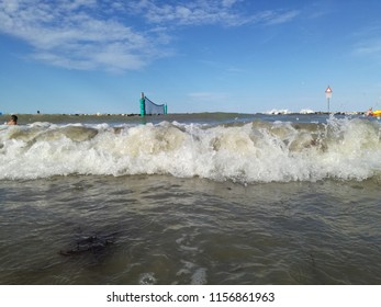 Waves of sea