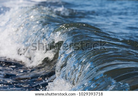 Waves at Sunset