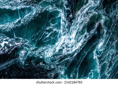 Waves taken from a bird's-eye view.