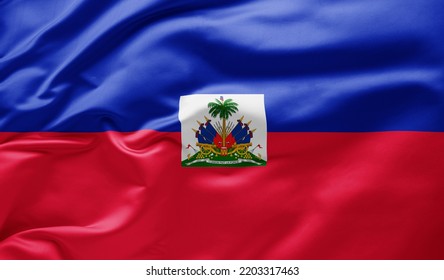 Waving National Flag Haiti Stock Photo 2203317463 | Shutterstock