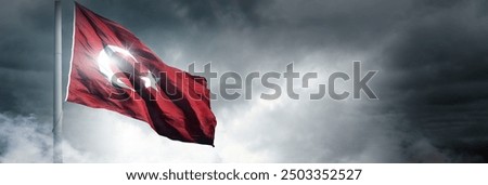 Similar – Image, Stock Photo Turkish flag Turkey