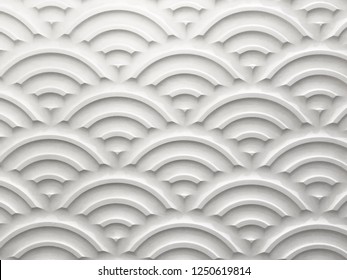 wavy emboss pattern for wall decoration white color, background of white emboss 3d design pattern, beautiful emboss pattern texture