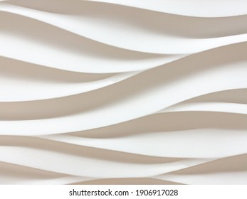 Wavy lines form three-dimensional gypsum dunes - Shutterstock ID 1906917028
