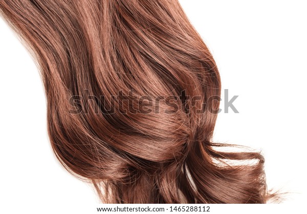 Wavy Ribbon Auburn Synthetic Ponytail Hair Stock Photo Edit Now