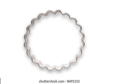 Wavy shaped cookie cutter