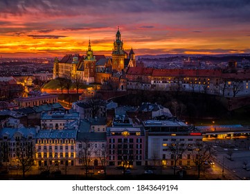 Wawel Castle At Dawn, Cracow, Poland