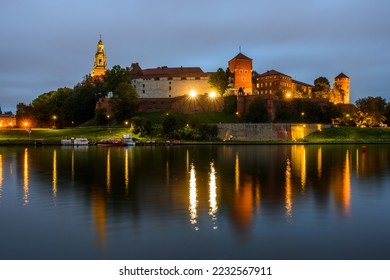 Wawel Castle at Vistula River in central Krakow, Poland - Shutterstock ID 2232567911