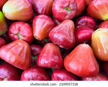 Wax Apples Background Taiwanese Product Fruit Store Market Supermarket Taiwan Fruits