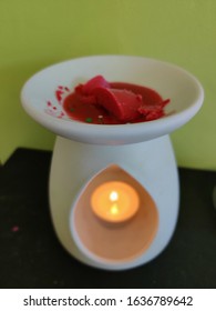 Wax Melt Red Wax Melting