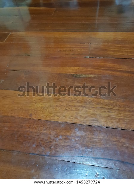 Waxed Wood Floor That Has Been Stock Photo Edit Now 1453279724