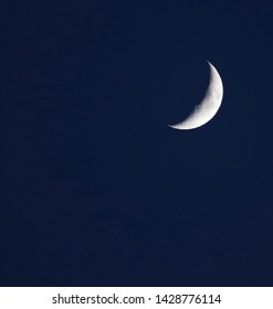 Waxing Crescent Moon Night Sky Stock Photo 1428776114 