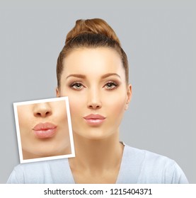 Removing Facial Hair Threading Images Stock Photos Vectors