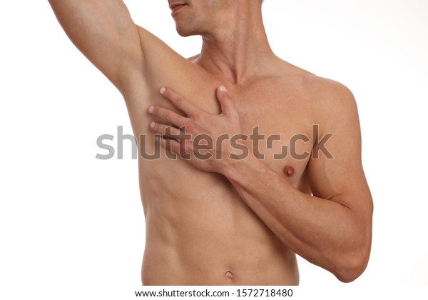 Waxing Men Male Torso Chest Armpit Stock Photo Edit Now 1572718480