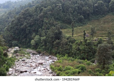 The Way To Annapurna Peak, Himalayas Gandaki Zone, Nepal