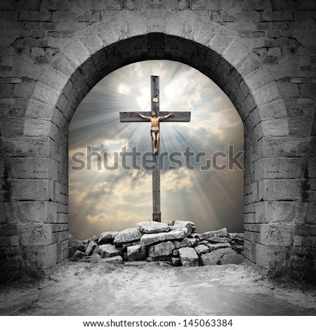 Way to cemetery. End of life concept.