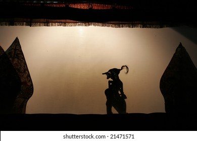 Wayang Kulit (shadow Puppet Show), Yogyakarta (Jogja), Java, Indonesia