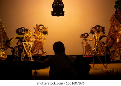 
Wayang Kulit Or Shadow Puppets From Java, Indonesia
Puppet Show By Dalang Or Puppeteer . Wayang Made From Leather