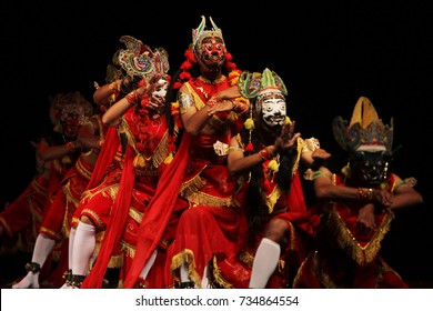 Wayang Topeng - Mask Dance From East Java Indonesia