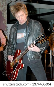 Wayne, NJ/USA - February 10, 2006: Guitarist Ricky Byrd performs with Southside Johnny and the Asbury Jukes at a benefit concert in New Jersey.