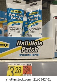 Waynesboro, Ga USA 05 26 22: Walmart Retail Store Wall Patch Kit Homax Nail Hole Patch