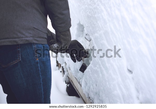 Ways Open Frozen Car Doors Heating Stock Photo Edit Now 1292925835