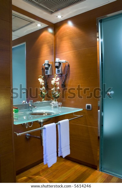 Wc Fancy Hotel Room Buildings Landmarks Interiors Stock Image