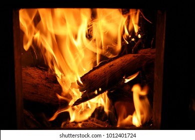 We bask at the fire